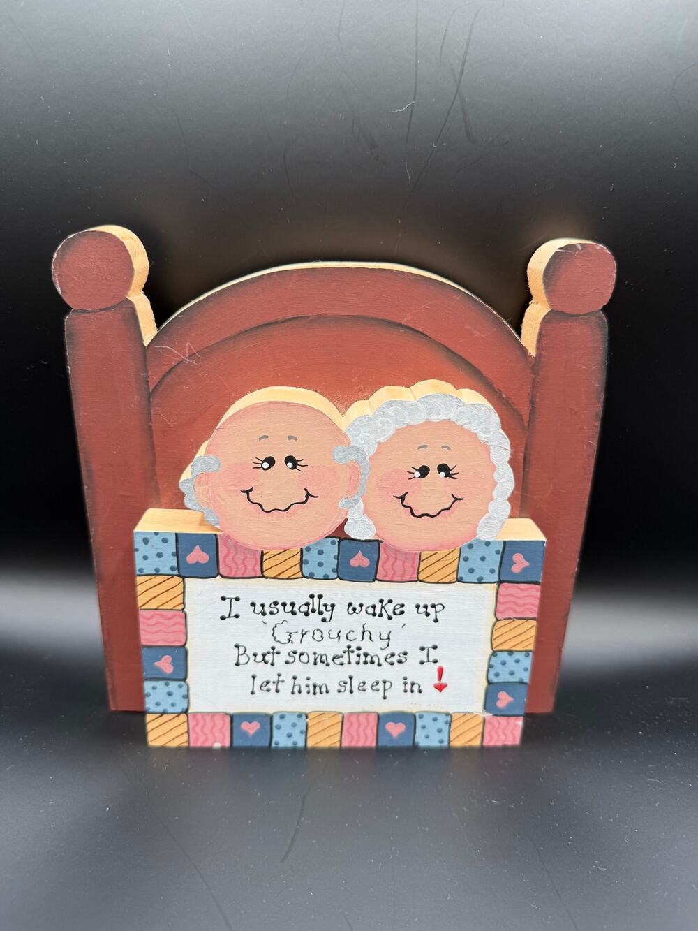 Hand-Painted Bedside Decoration - Unique Home Decor
